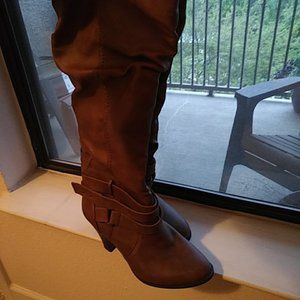 Immaculate condition! Tall Brown Slouchy Boots